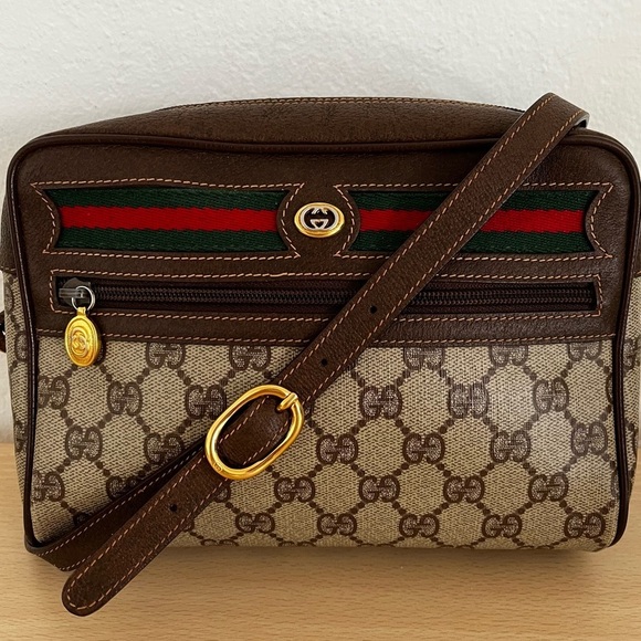 Gucci Handbags - ❗️SOLD❗️Gucci Crossbody Sherry Line Ophidia Italy Vintage 1980s